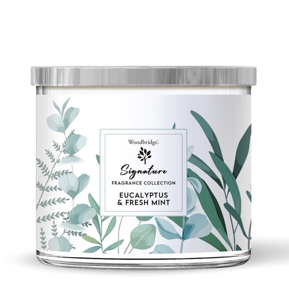 Woodbridge Eucalyptus & Fresh Mint Tumbler Jar Candle £13.49